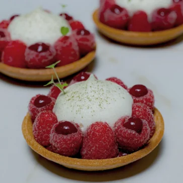 Tarte aux framboises